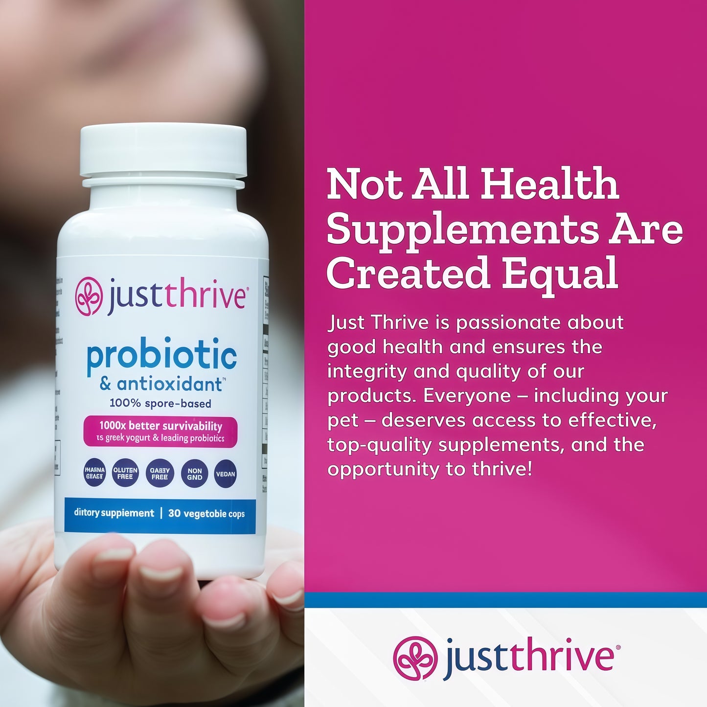 Just Thrive Probiotic - 30 Day Supply