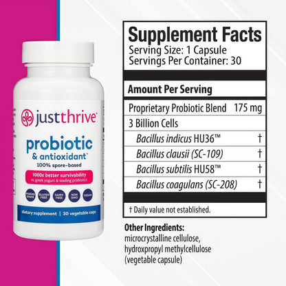 Just Thrive Probiotic - 30 Day Supply
